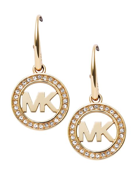 michael kors ohrringe rund|michael kors earrings.